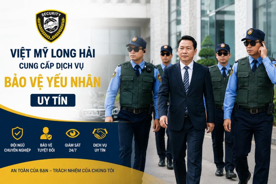 Bảo vệ Việt Mỹ Long Hải là đơn vị cung cấp dịch vụ bảo vệ uy tín hàng đầu